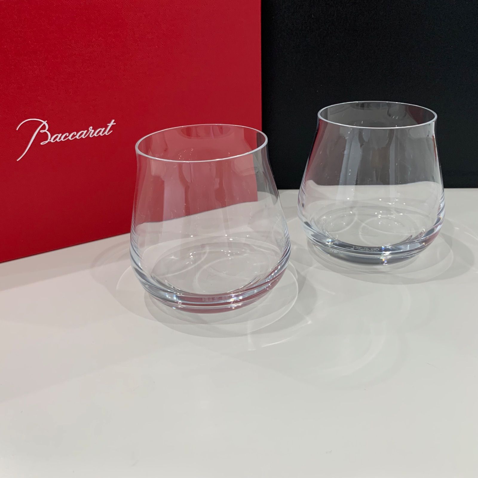 未使用品/刻印無し】baccarat バカラ シャトー ペアグラス - 銀座屋