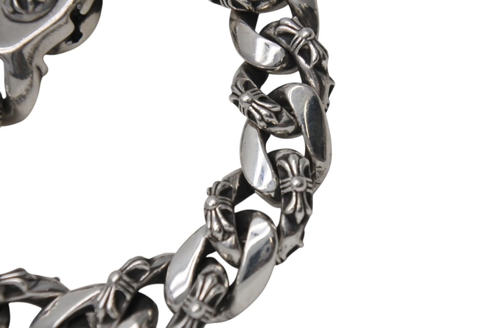 CHROME HEARTS クロムハーツ ファンシーリンククリップ ブレスレット 