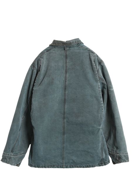 mr-i様☆90s USA製Carharttダックジャケットチョアコート希少グリ お得なクーポン配布中!】 90s USA製 ☆ カーハート チョア コート