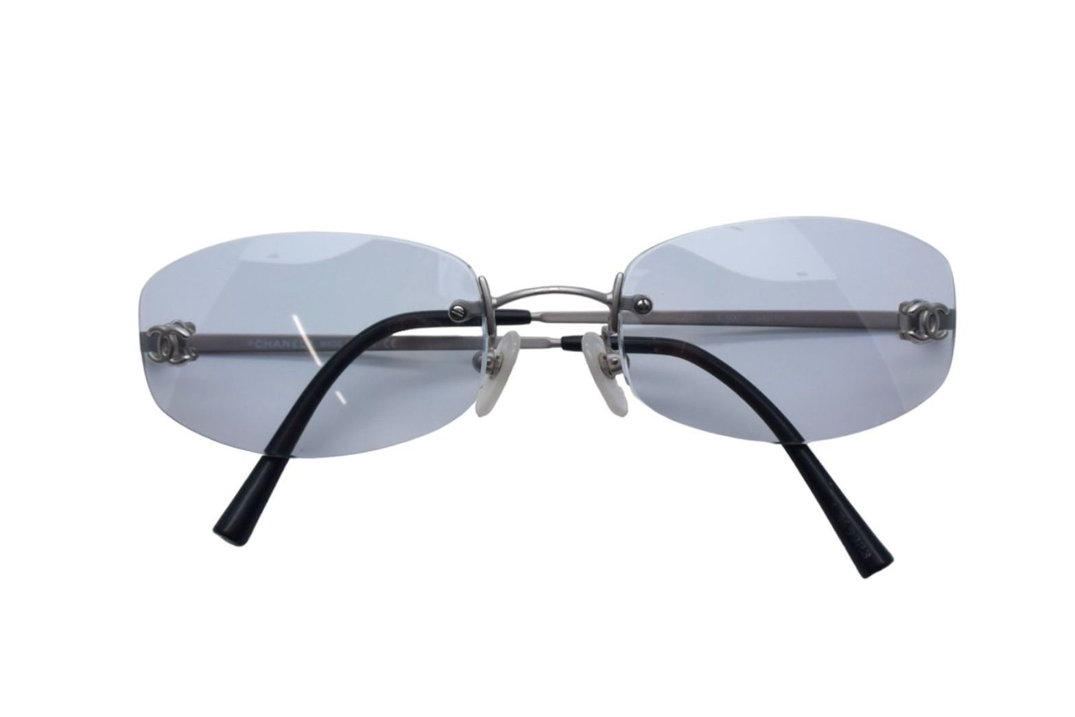 CHANEL シャネル サングラス ココマーク ノンフレーム サイズ54□19