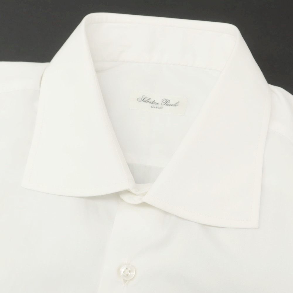 Salvatore Piccolo サルバトーレ・ピッコロ 白シャツ 42 Salvatore Piccolo 
