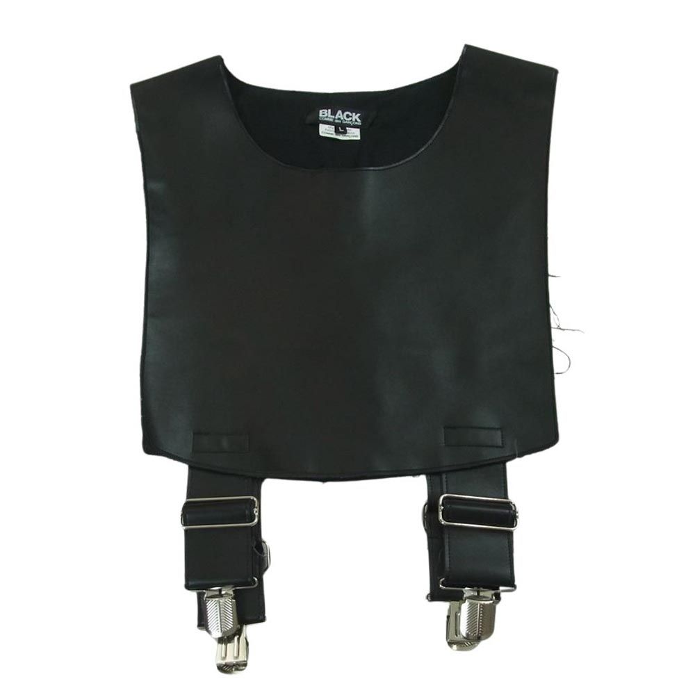 BLACK COMME des GARCONS 合皮ライダースベスト COMME des GARÇONS BLACK ライダースジャケットベストXS - メルカリ