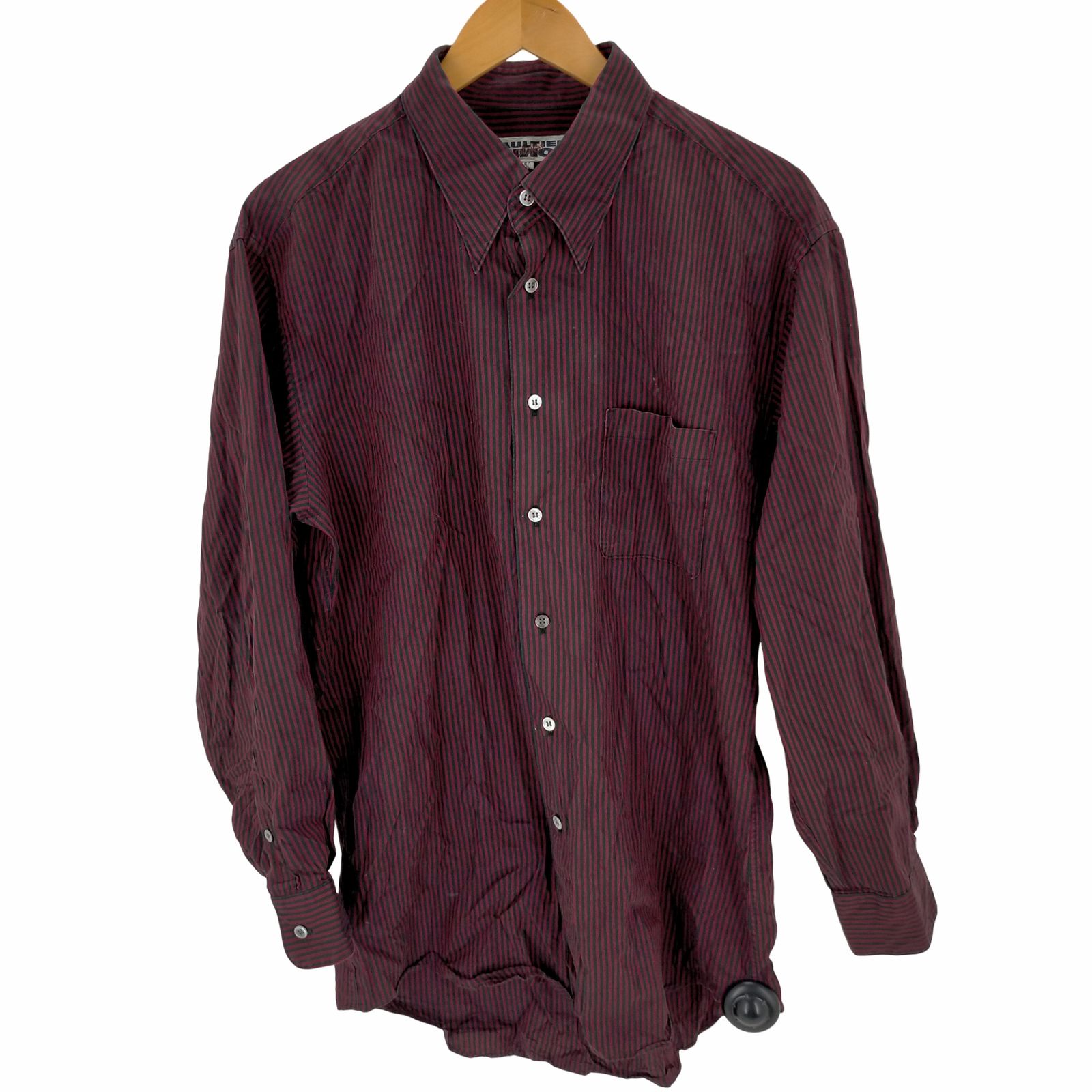 ゴルチエオムオブジェ GAULTIER  HOMME objet OLD ストライプシャツ メンズ JPN：50 