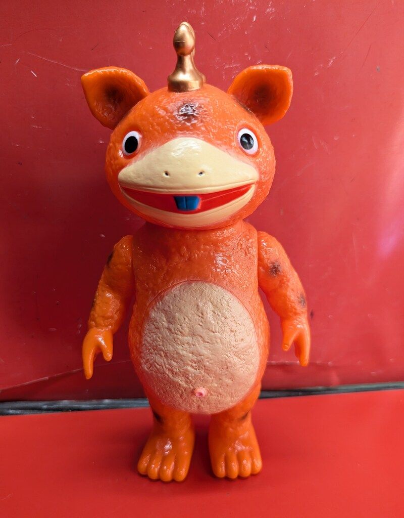 マルサン ブースカ 450 Orange Clear 金色冠 ソフビ マルサン ブースカ 450 Orange Clear 金色冠 ソフビ