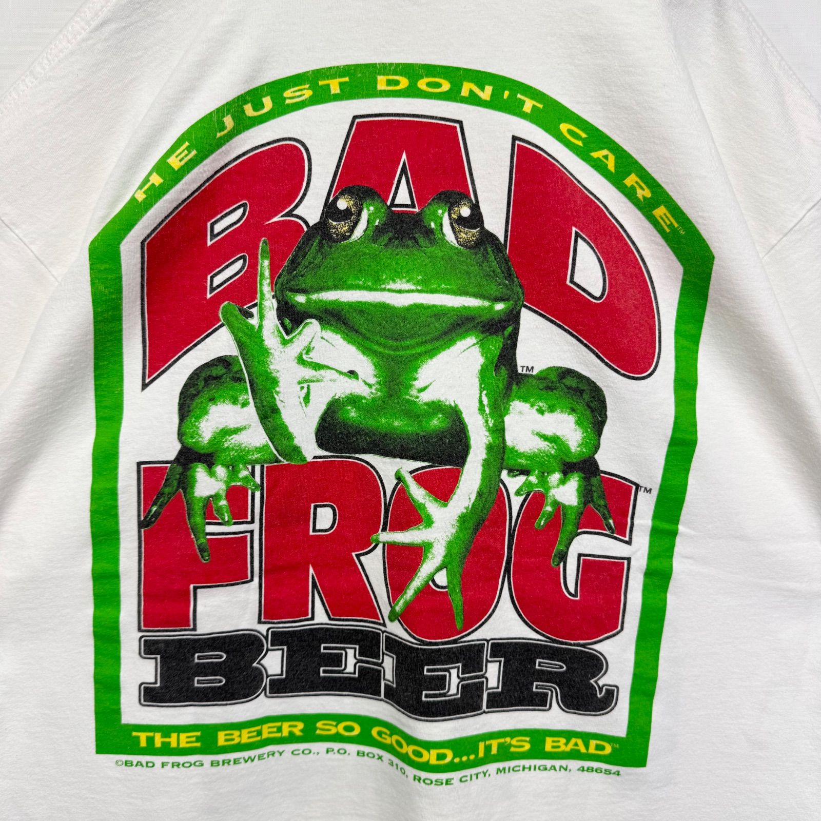 90s Budweiser vintage バドワイザー frog Ｔシャツ Budweiser 90's vintage バドワイザー frog Tシャツ