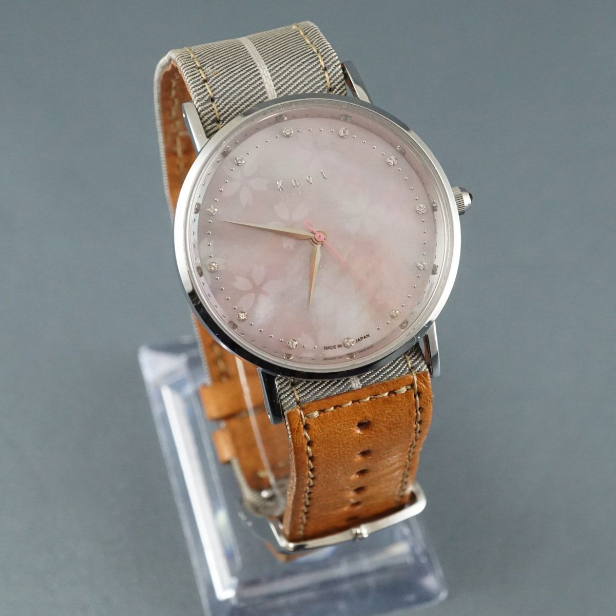 knot ノット 腕時計 USED美品 2021 SAKURA PINK 限定モデル 021 knot ノット 腕時計 USED美品 2021 SAKURA PINK 限定モデル 021