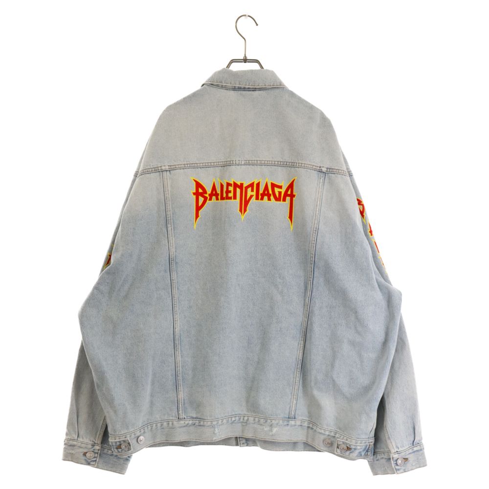 BALENCIAGA (バレンシアガ) 22SS Metal Logo Oversized Denim Jacket