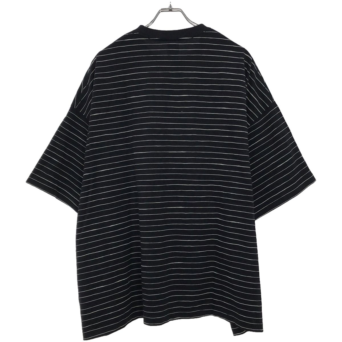 SEE SEE シーシー URBS別注 SUPER BIG FLAT SS BOADER ボーダーTシャツ ネイビー系 XL - メルカリ