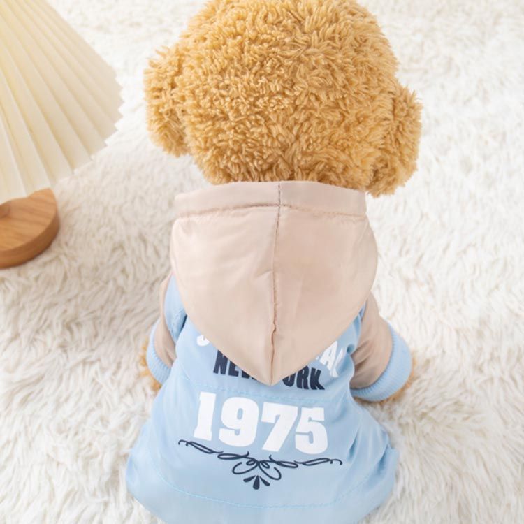 ポーちゃん！犬服 防寒ジャンバー 楽天市場】犬 服 ハーネス一体型防寒ジャンパー 背開きタイプ
