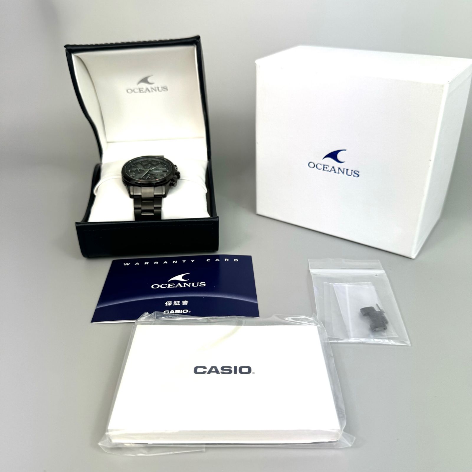 ほぼ未使用】カシオ オシアナス クラシックライン OCW-T4000BA−1A3JF 