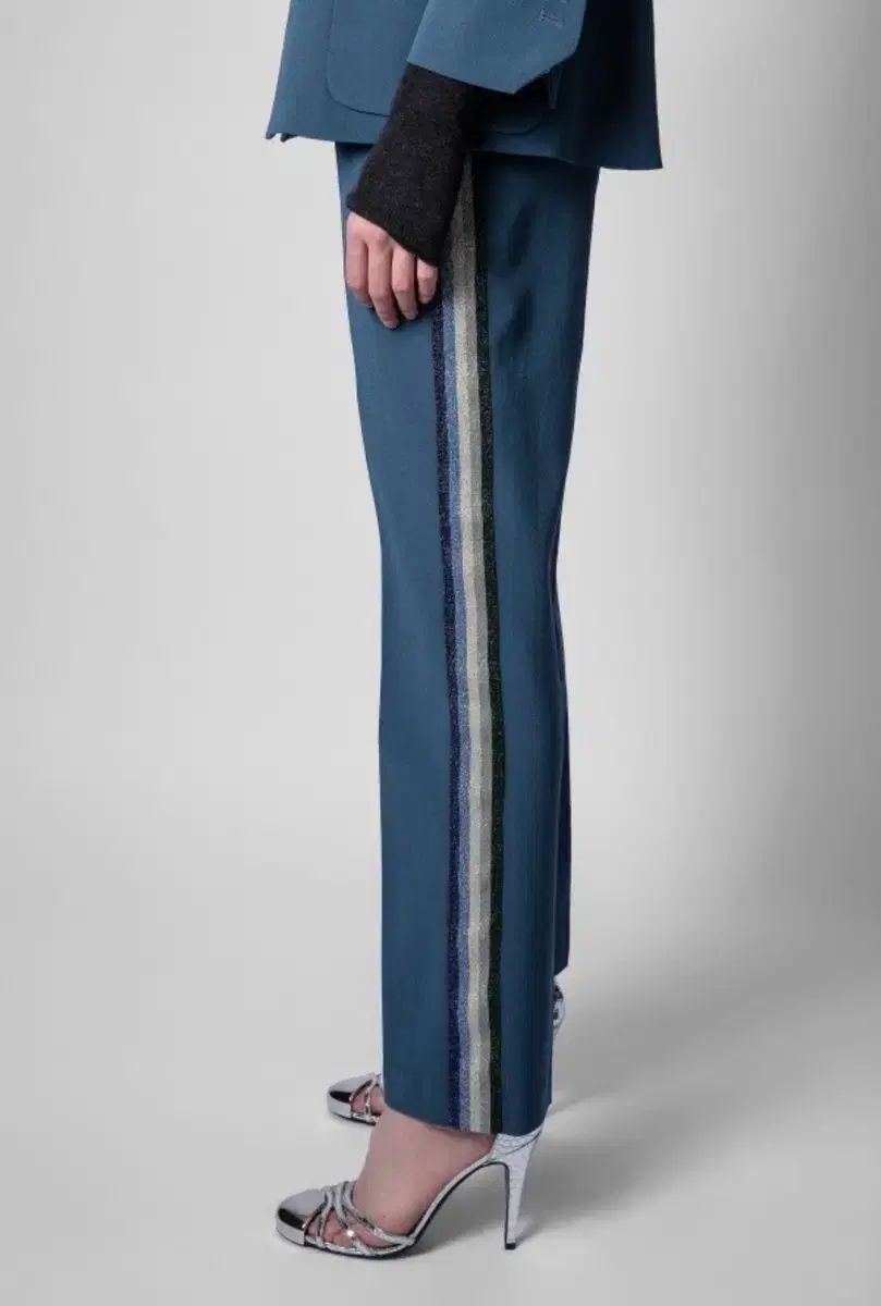 Zadig ＆ Voltaire レディース ズボン 38 ZADIG-VOLTAIRE ザディグ エ ヴォルテール Pomy グリッター