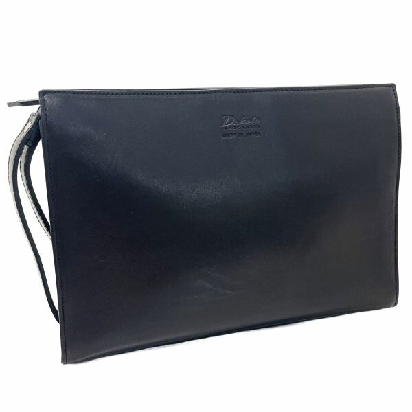 ダコタ ブラックレーベル セカンドバッグ アクソリオ クラッチバッグ レザー 革 ブラック 黒 Dakta BLACK LABEL ポーチ マルチポーチ 手提げ バッグ バック カバン 鞄 メンズ 紳士 男性