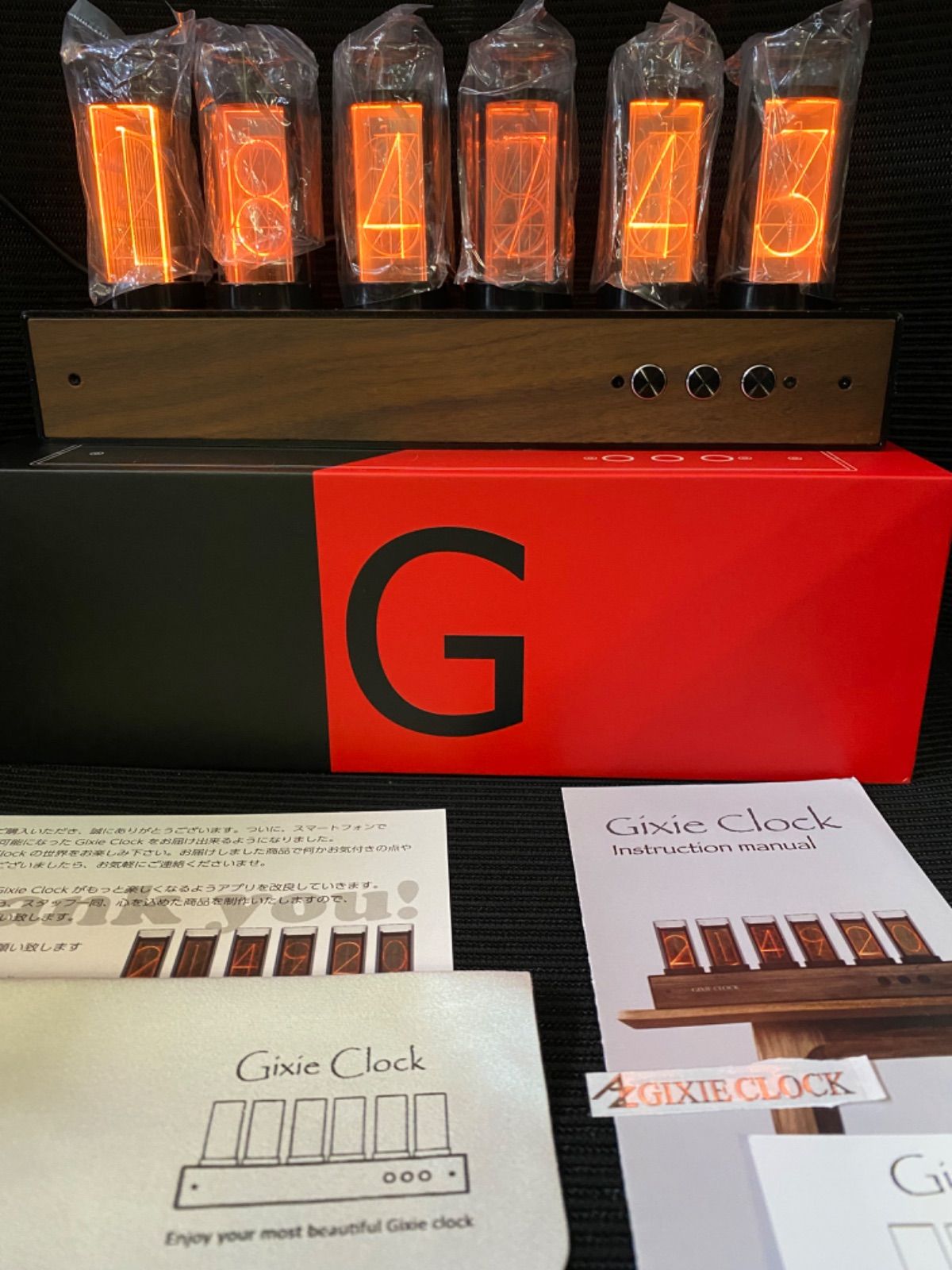 ギクシークロック Wi-Fi 正規品 日本仕様 Gixie Clock ニキシー