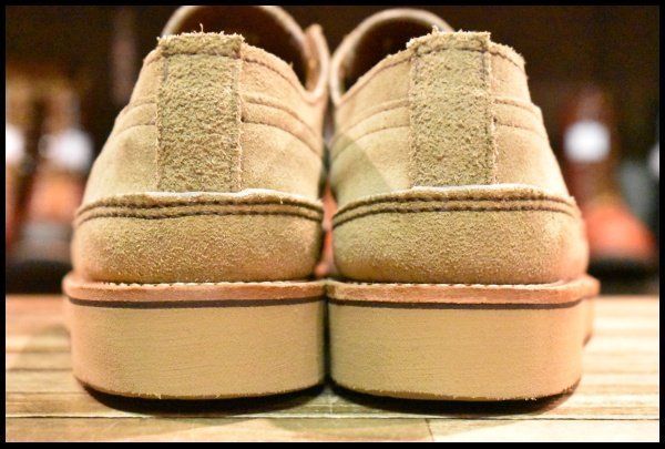 ラッセルモカシン ララミースエード 7.5 オネイダ オックスフォード ベージュ 7.5E 良品】RUSSELL MOCCASIN ラッセルモカシン ウォーキング
