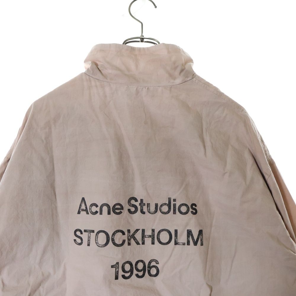 ジャケット・アウター ACNE STUDIOS 23AW pull over jacket Acne Studios (アクネ ストゥディオズ) 23AW LOGO ZIPPER JACKET
