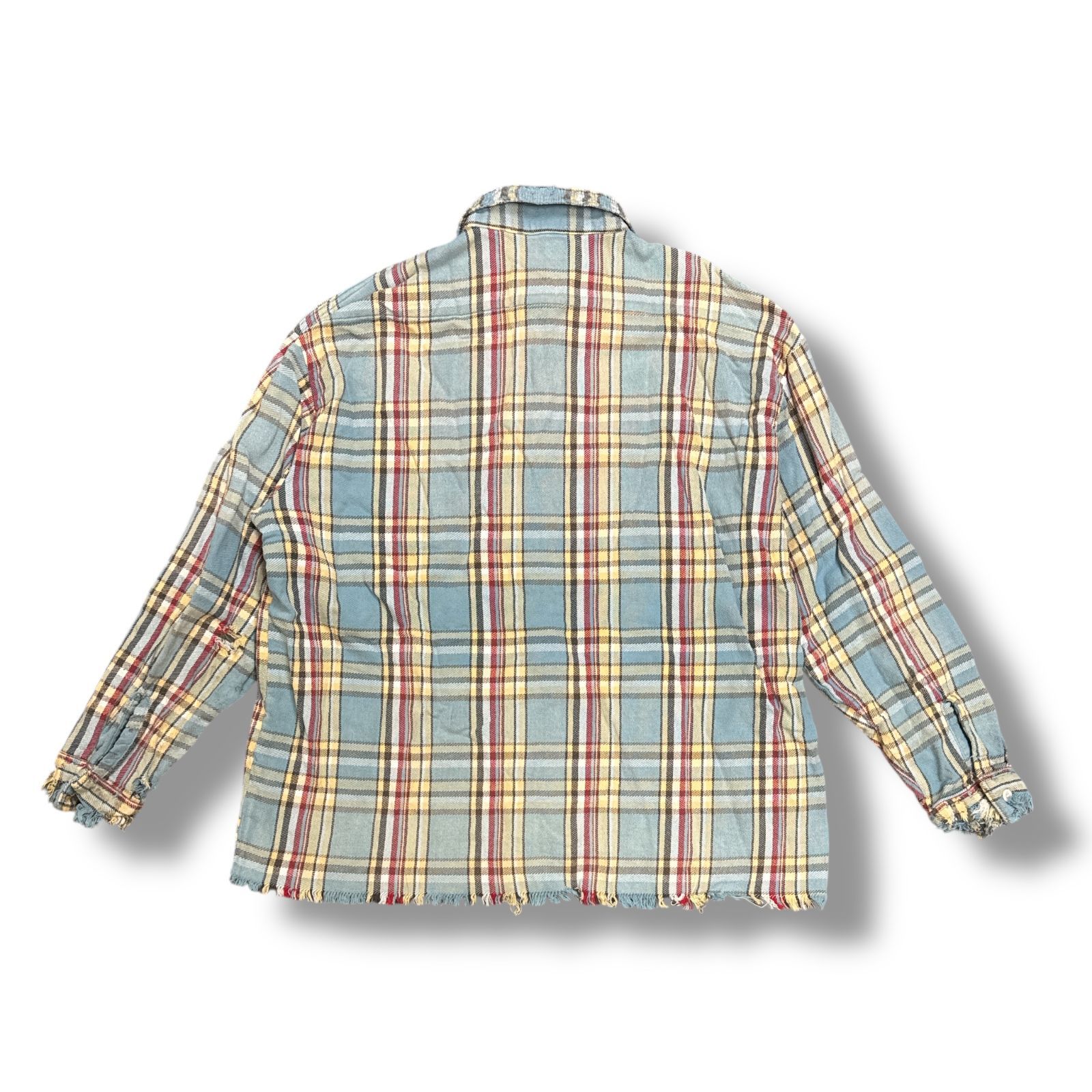参考上代96800円 SAINTMICHAEL 24AW LM_FLANNEL SHIRT