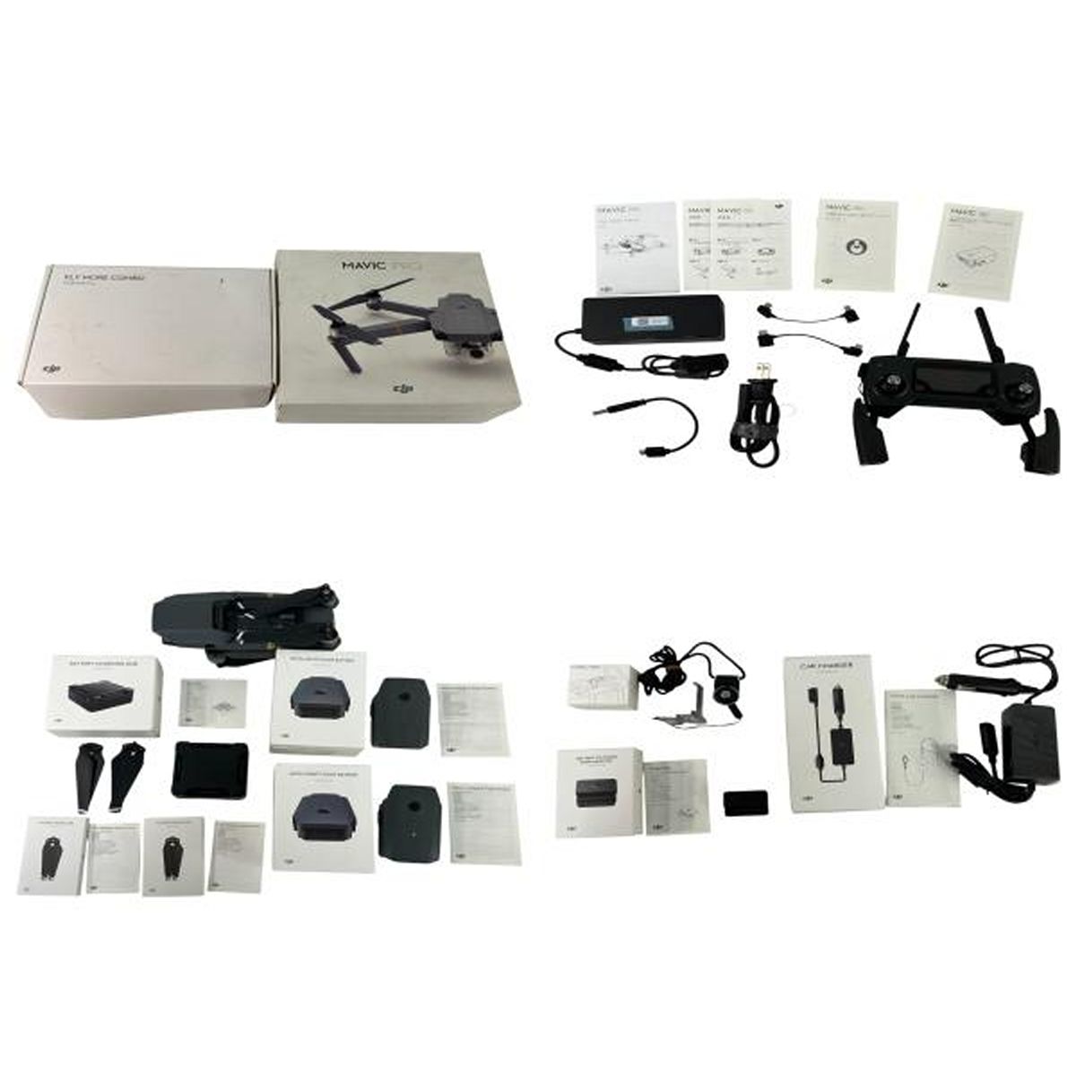 DJI MAVIC PRO M1P GL200A ドローン fly more combo バッテリーセット コントローラー付き N9973573 UBS-PPNI_AC_ID