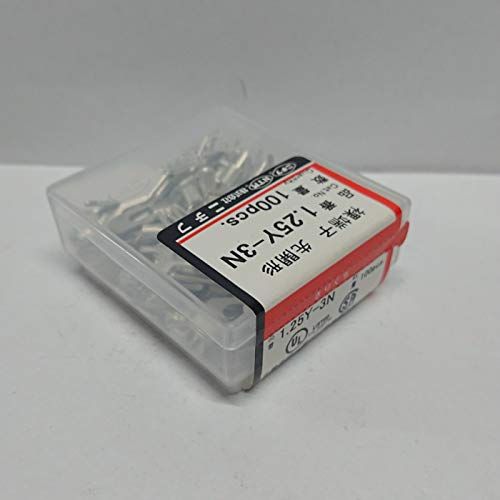 新品 端子 1.25Y-3N ニチフ端子工業 100入