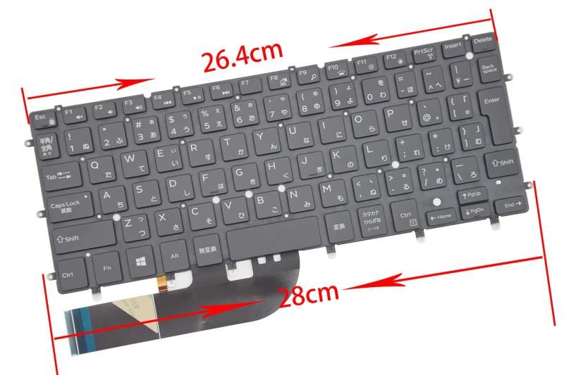 E-ZeeGaa日本語キーボード 適用するDELL XPS13 9343 9350 9360 E-ZeeGaa日本語キーボード 適用するDELL XPS13 9343 9350 9360