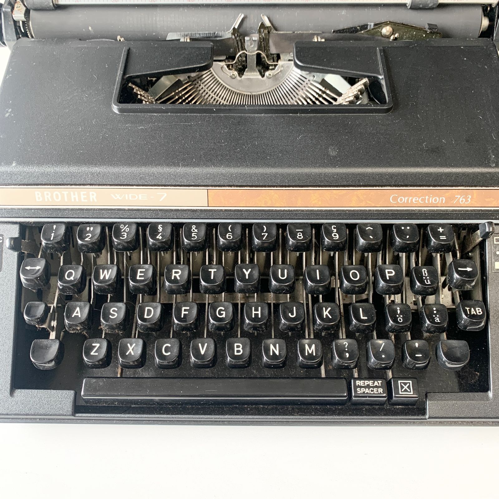 ブラザー brother タイプライター WIDE 7 Correction 763 昭和
