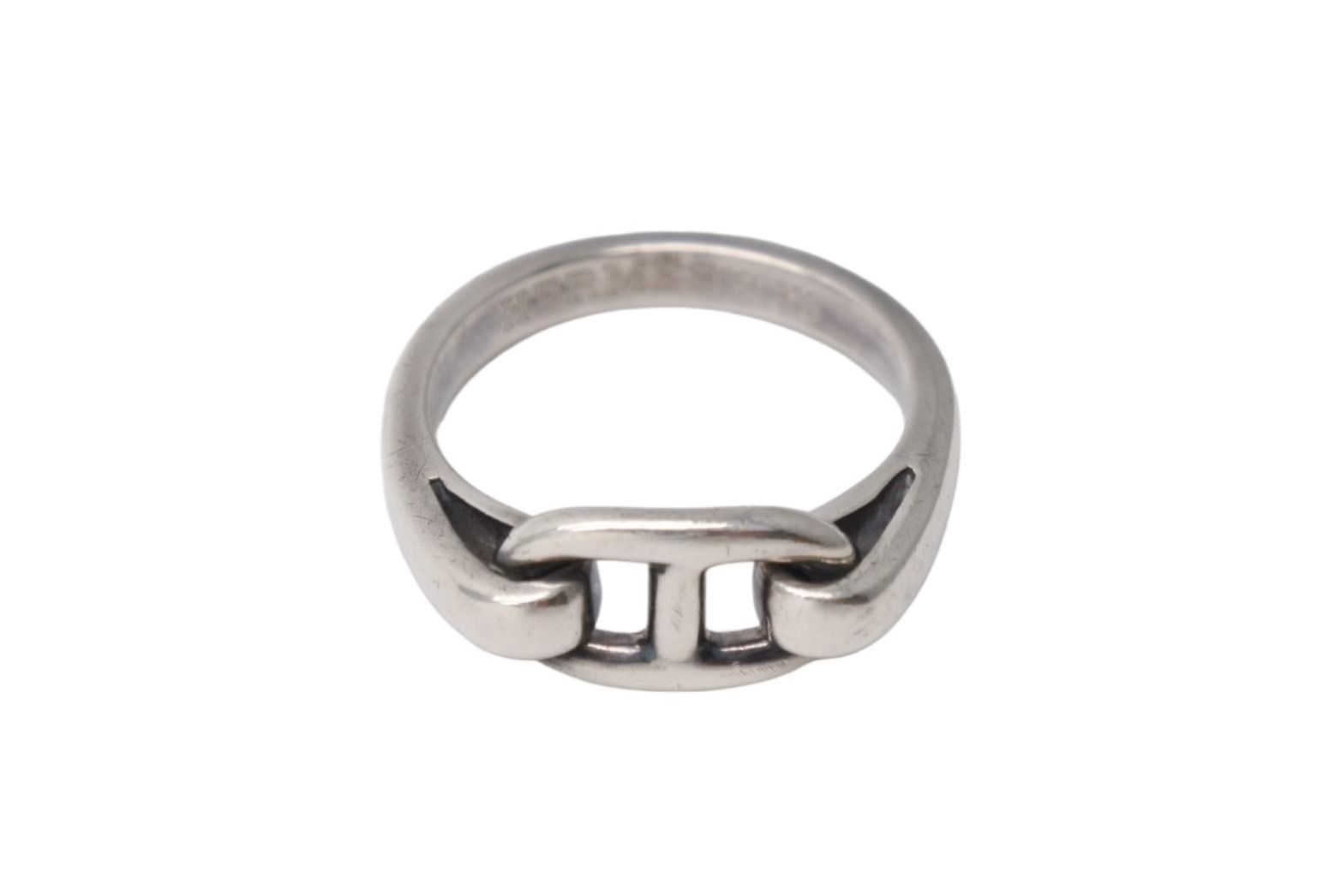 HERMES エルメス シェーヌダンクル リング 指輪 サイズ11号 重量4g  