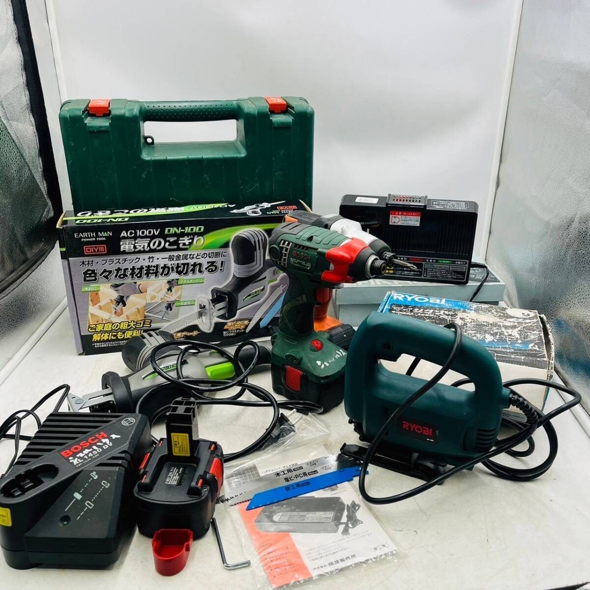工具福袋 工具セット BOSCH|RYOBI他⚙部品取り DIY メンテナンスに最適