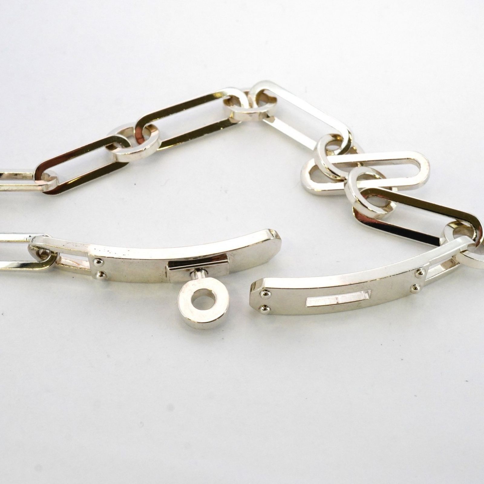 *HERMES*ブレスレット ケリーチェーン シルバー 925 メンズもOK 24011813_5.jpg