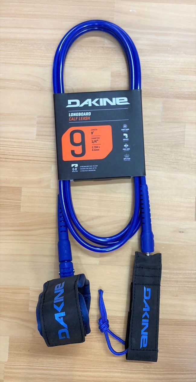 DAKINE 9’ 1/4 CALF リーシュ ディープブルー ダカイン ロングボード サーフィン