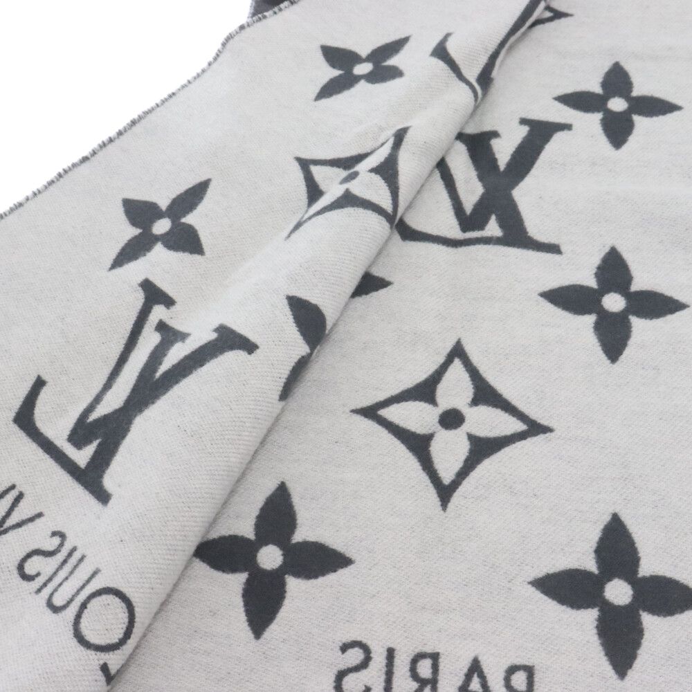 LOUIS VUITTON (ルイヴィトン) エシャルプ ウール シルク マフラー 