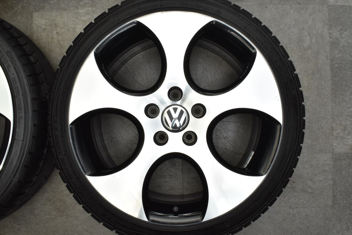 VW フォルクスワーゲン 純正ホイール 18インチ 8j 5穴 PCD112 中古 ホイール 4本セット VW フォルクスワーゲン ゴルフ7純正 OP