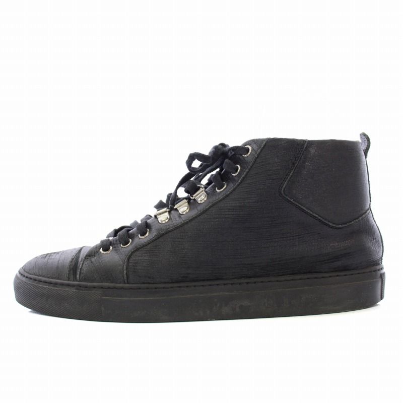 バレンシアガ BALENCIAGA スニーカー シューズ ハイカット レザー 43