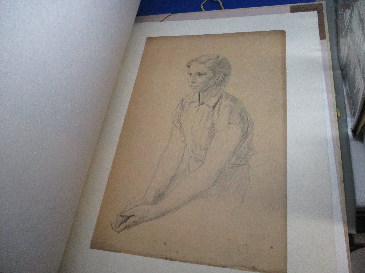 R.KOISO 小磯良平 DOUZE DESSINS デッサン画【1973.5. - メルカリ