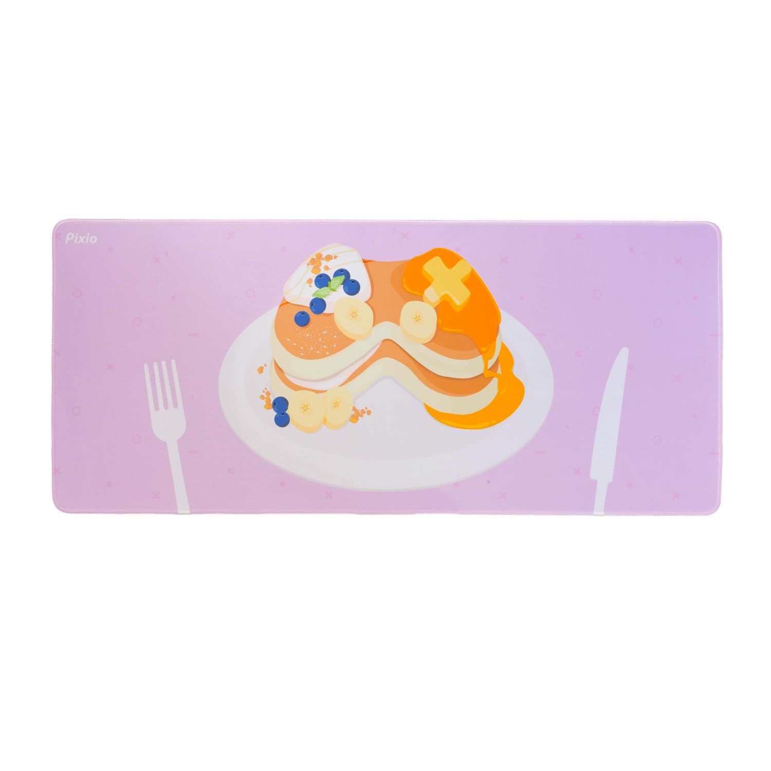 新品 Pixio マウスパッド XXL パンケーキ 大型 ゲーム 滑り止め ラバー ゴム クロス 表面 キーボードパッド PXMP038XXL