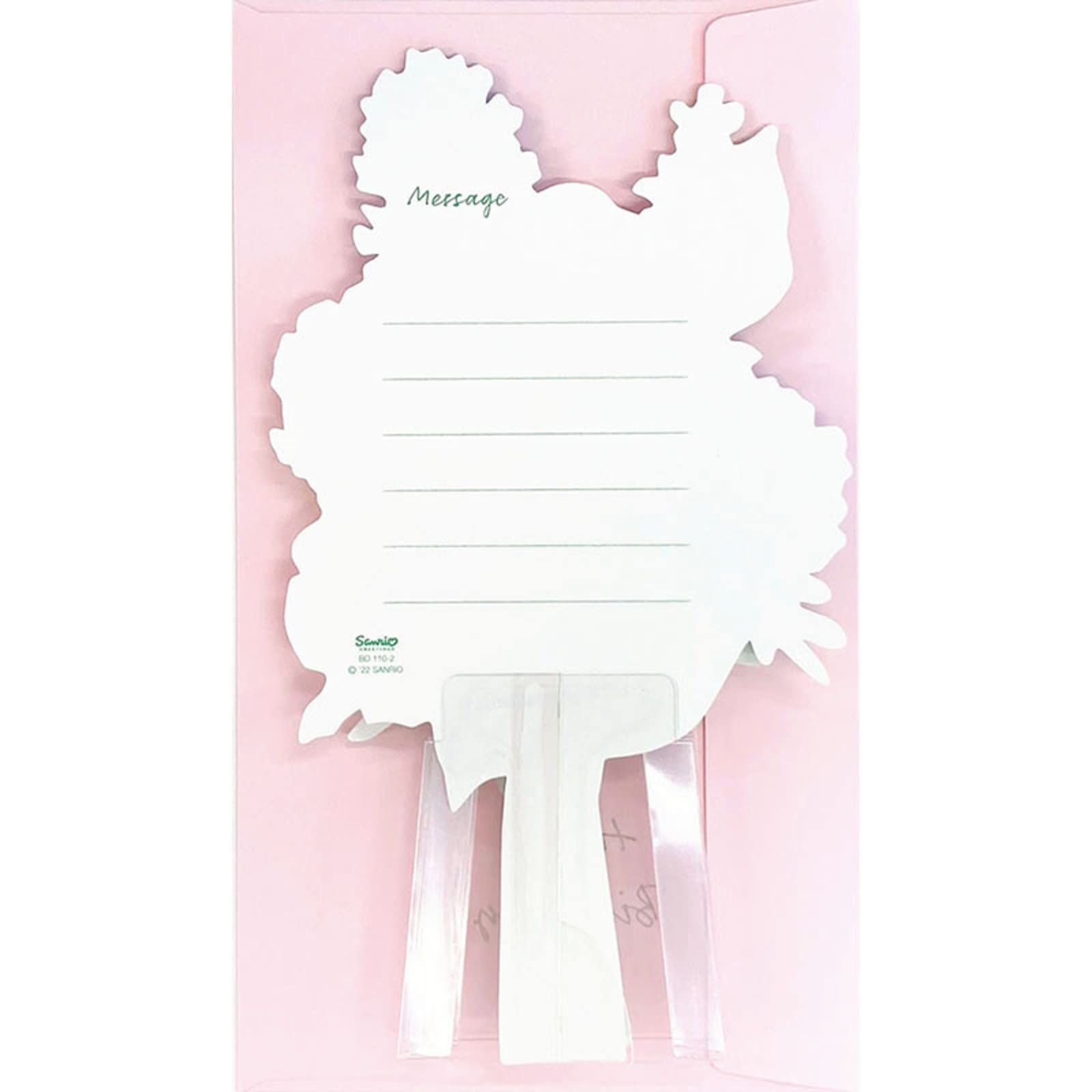 数量 グリーティングカード 透明花瓶に青い花 海外輸送可 BD 110 2 バースデーカード SANRIO サンリオ 831743