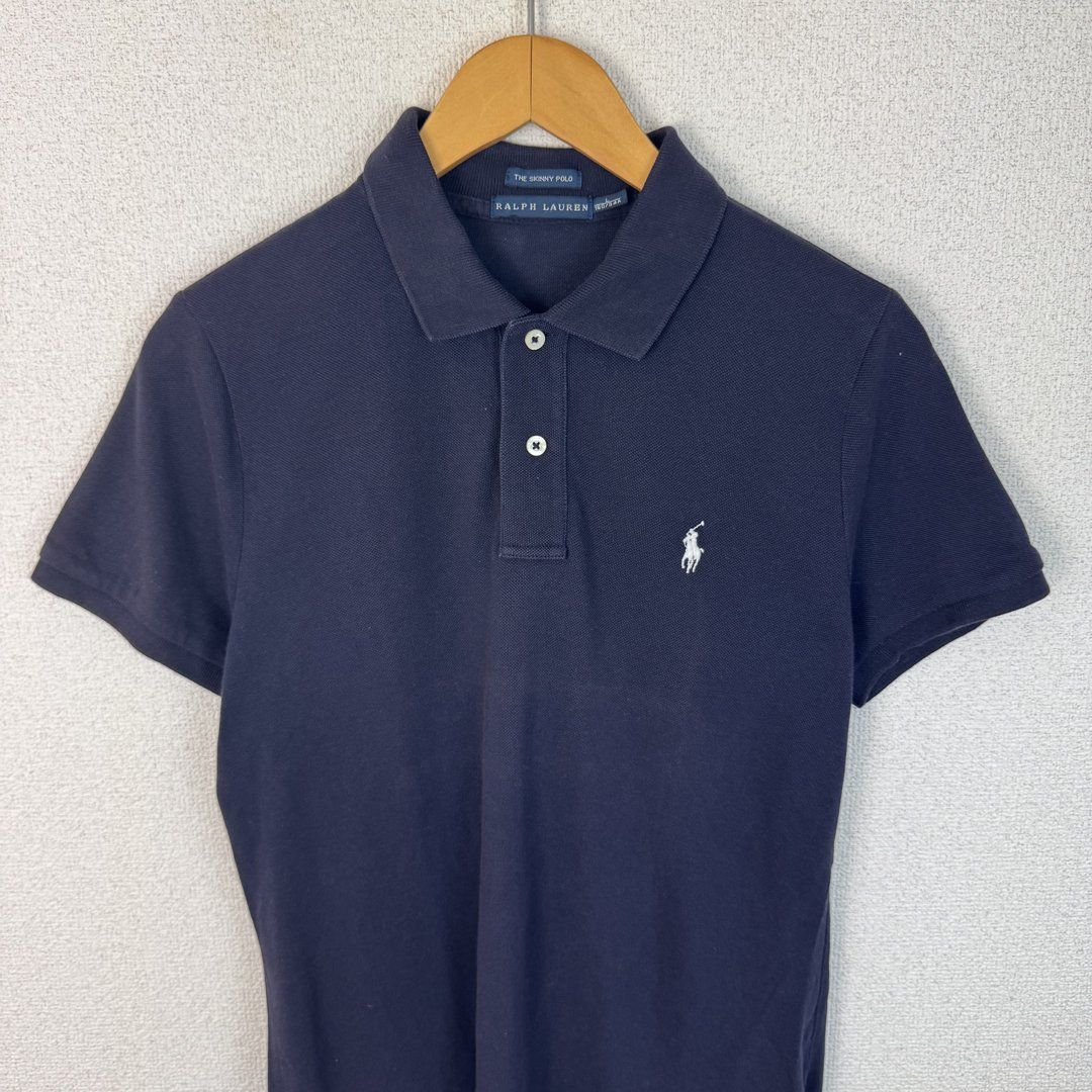 Ralph Lauren The Skinny Polo ポロシャツ ネイビー Lサイズ Ralph Lauren The Skinny Polo ポロシャツ ネイビー Lサイズ