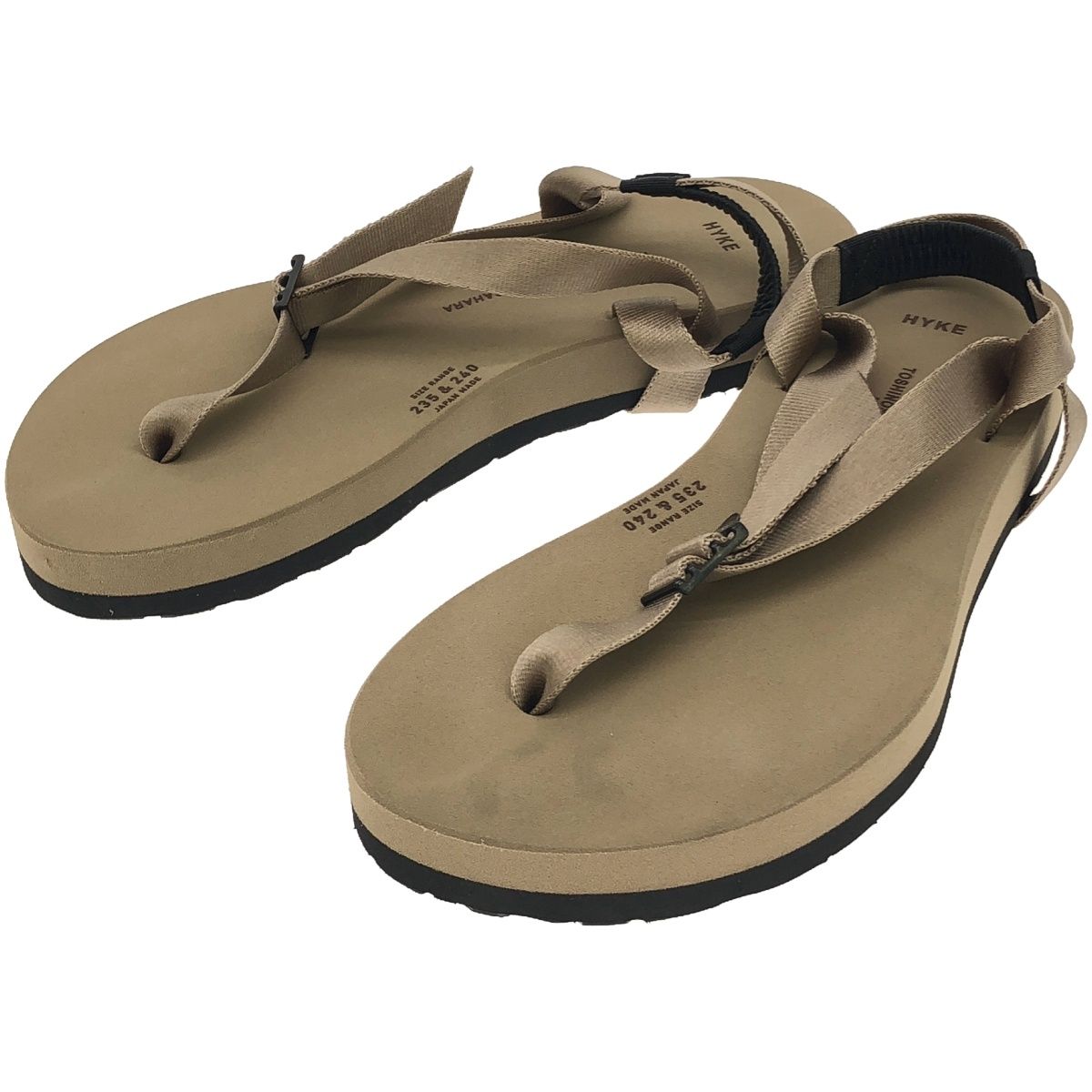 【新品未使用】HYKE × BEAUTIFUL SHOES サンダル24.5 HYKE 24.0&24.5 センチ サンダル BEAUTIFUL SHOES