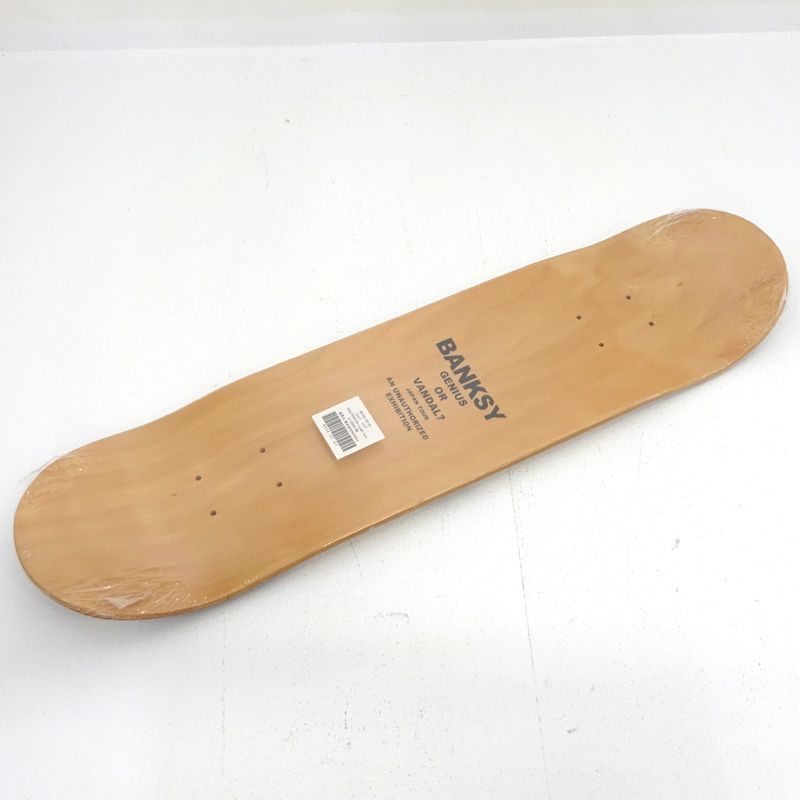 新品】バンクシー スケートデッキ Laugh now Skateboard