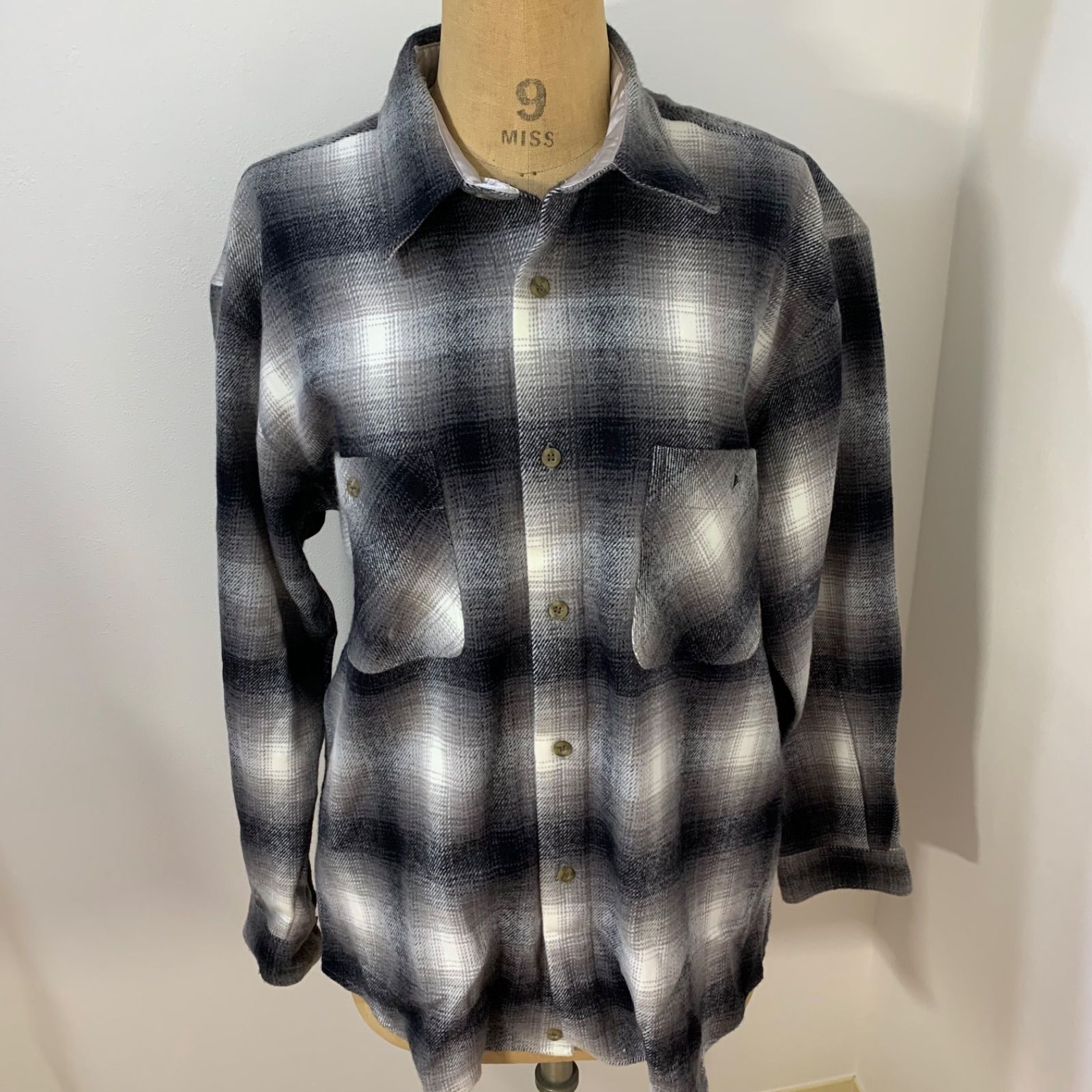 90s PENNY WORTH【M】オンブレチェック ネルシャツ ヴィンテージ 90s PENNY WORTH【M】オンブレチェック ネルシャツ ヴィンテージ