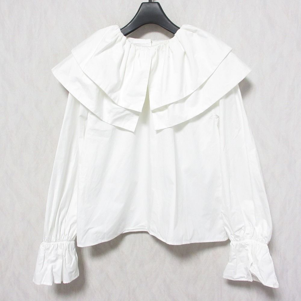 美品 22AW CASA FLINE カーサフライン デザインカラーブラウス