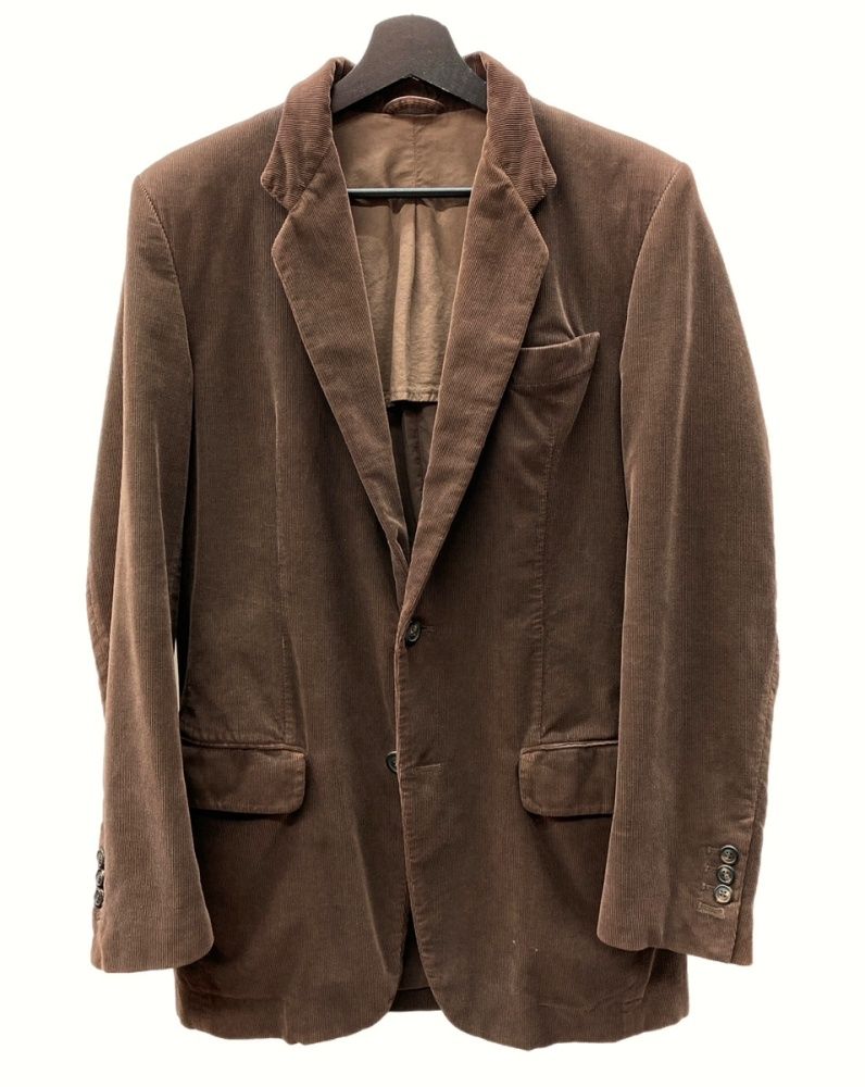 メゾン マルジェラ Maison Margiela 05AW CORDUROY JACKET コーデュロイ ジャケット テーラード ここのえ期 茶色 サイズ  44 ジャケット 無地 ブラウン 104MT-585 - メルカリ