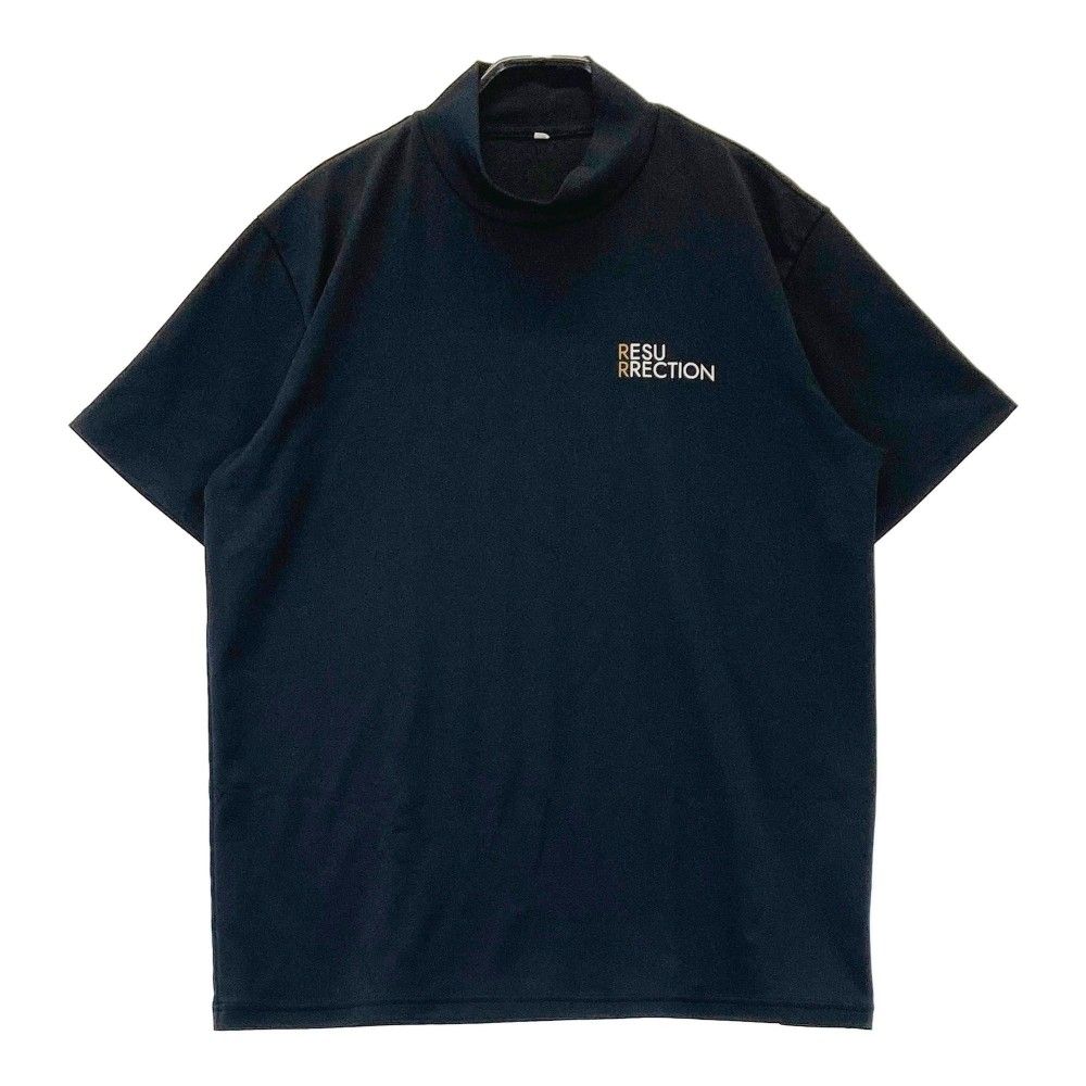 サイズ XL RESURRECTION レザレクション ハイネック 半袖Tシャツ ブラック系 240101437637 ゴルフウェア メンズ ストスト