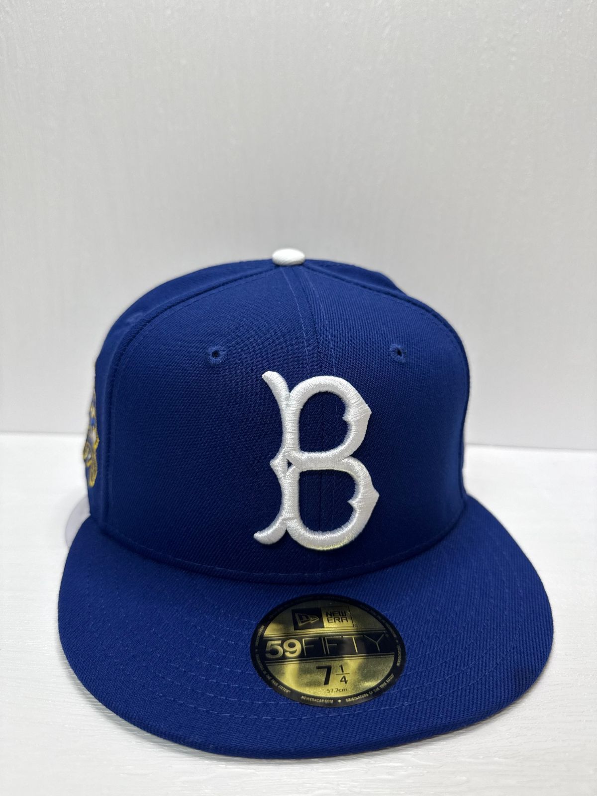 Newera ブルックリンドジャース 42 ジャッキーロビンソン 59fifty フィッティドキャップ ブルーカラー