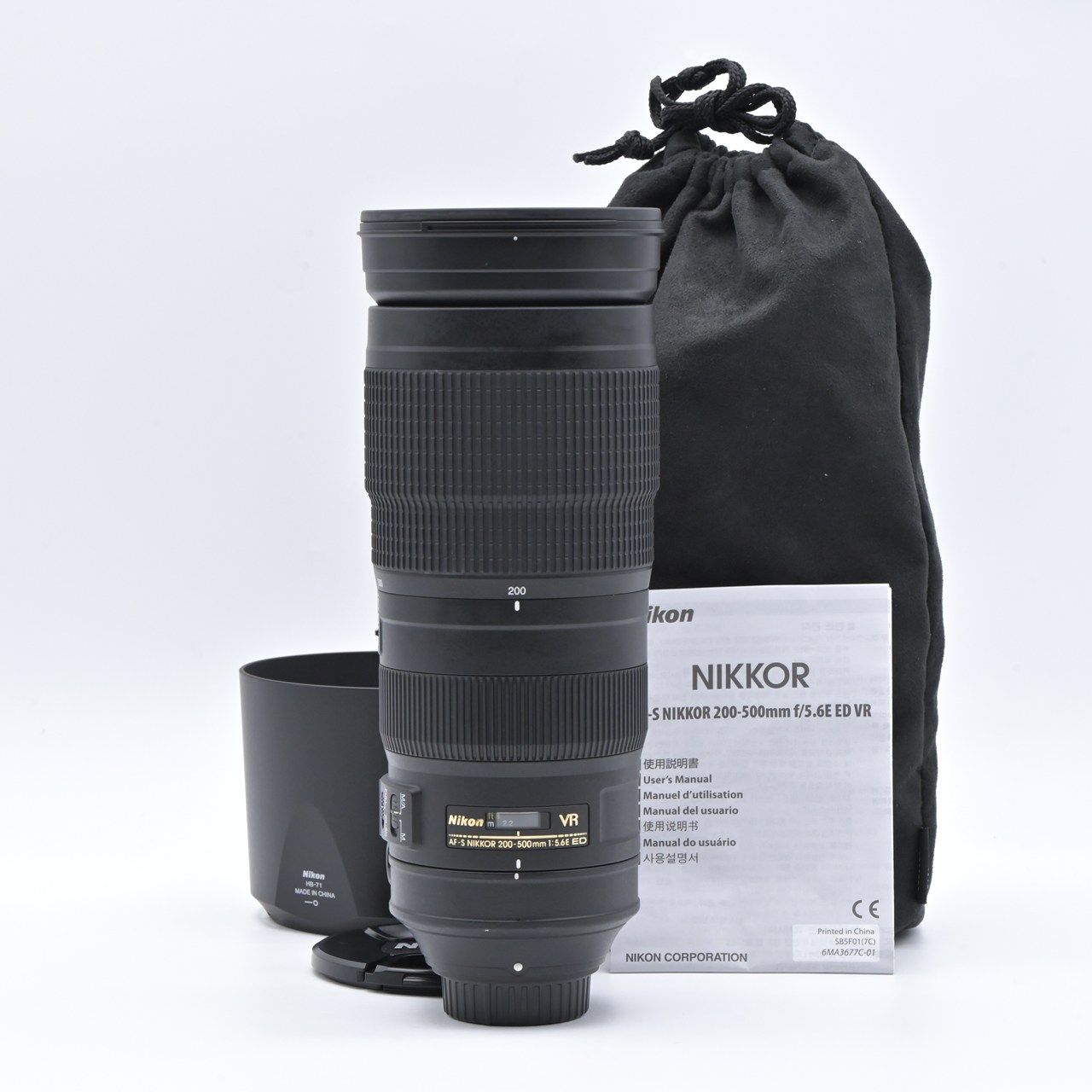 Nikon ニコン/交換レンズ/AF-S 200-500mm F5.6E ED VR/2066592/Bランク/18【中古】 Nikon ニコン/交換レンズ/AF-S 200-500mm F5.6E ED VR/2066592/B