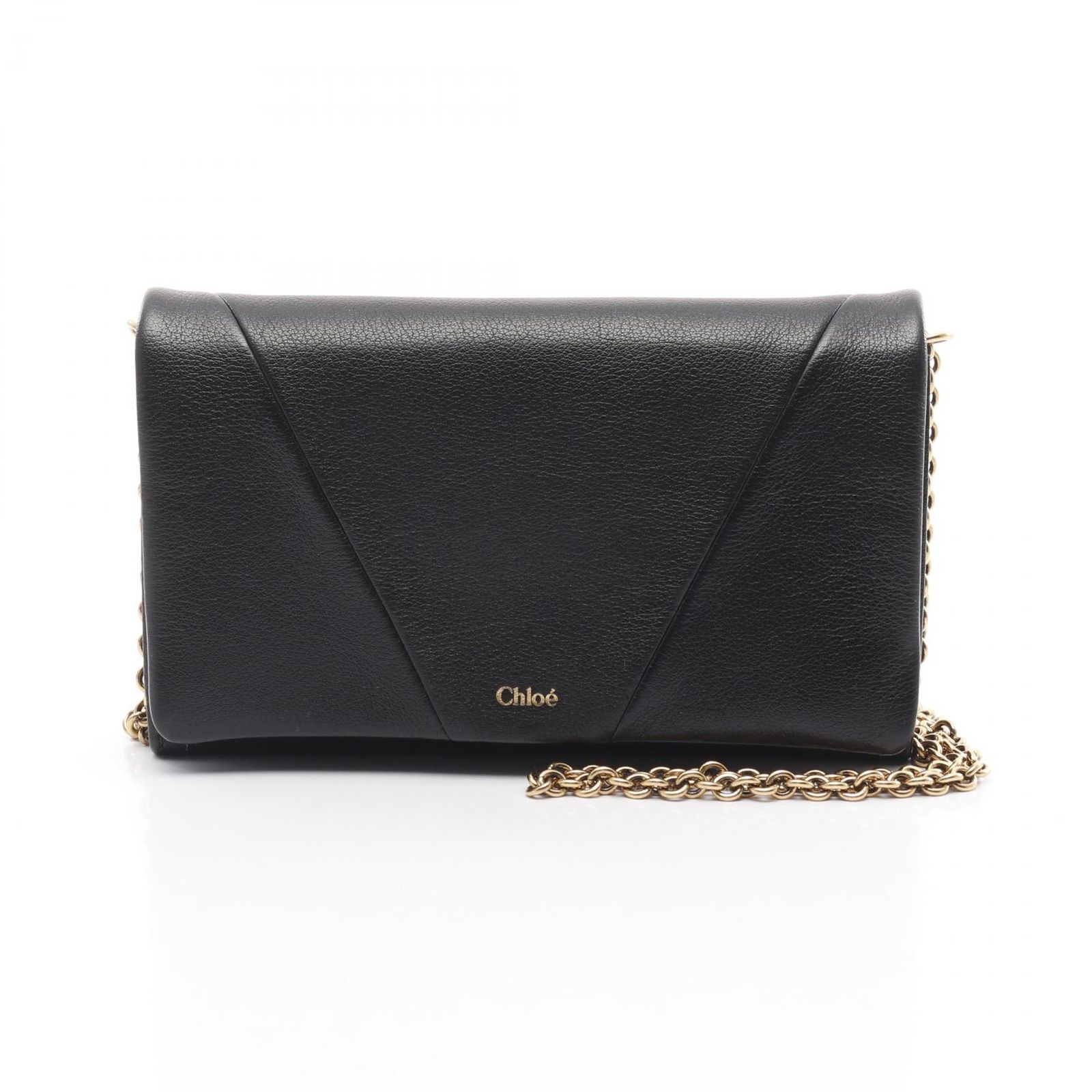 Chloe クロエ SPIN スピン フラップ ウォレット ショルダーバッグ