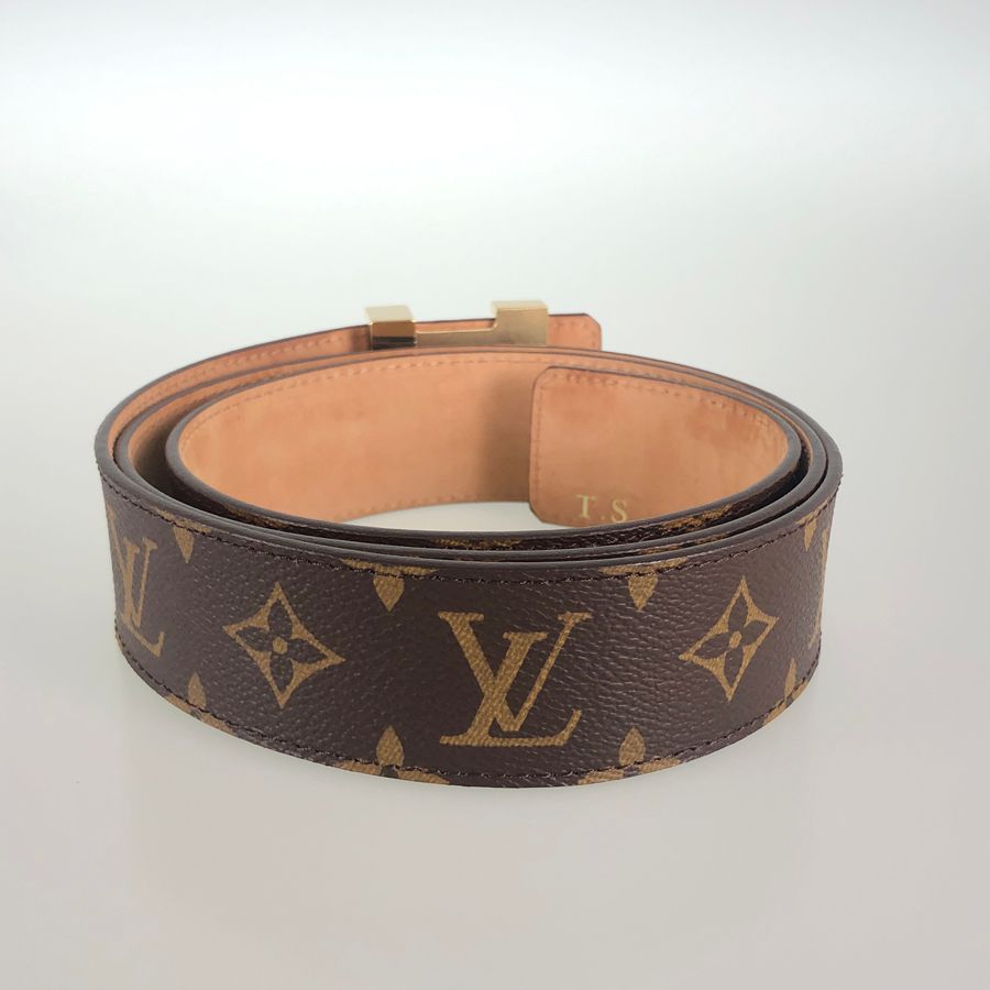 ルイ・ヴィトン LOUIS VUITTON モノグラム サンチュール LV イニシャル