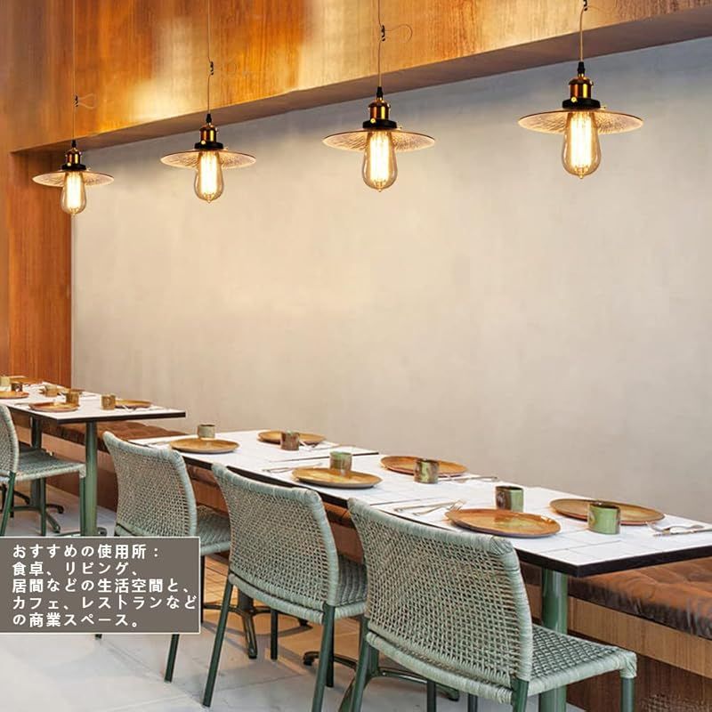  Herischen ペンダントライト E 26口金 復古クラシック銅色 吊り下げ ライト 北欧 照明器具 スチール製 食卓 ダイニング キッチン インテリア照明 電球 復古銅色 ダクトレール式 DIY配管部材 DIY作業補助アクセサリー キッチン 住宅設備
