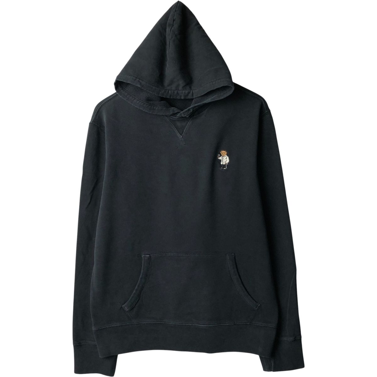 POLO RALPH LAUREN プルオーバーパーカー ブラック POLO RALPH LAURENポロラルフローレンのプルオーバーパーカー S