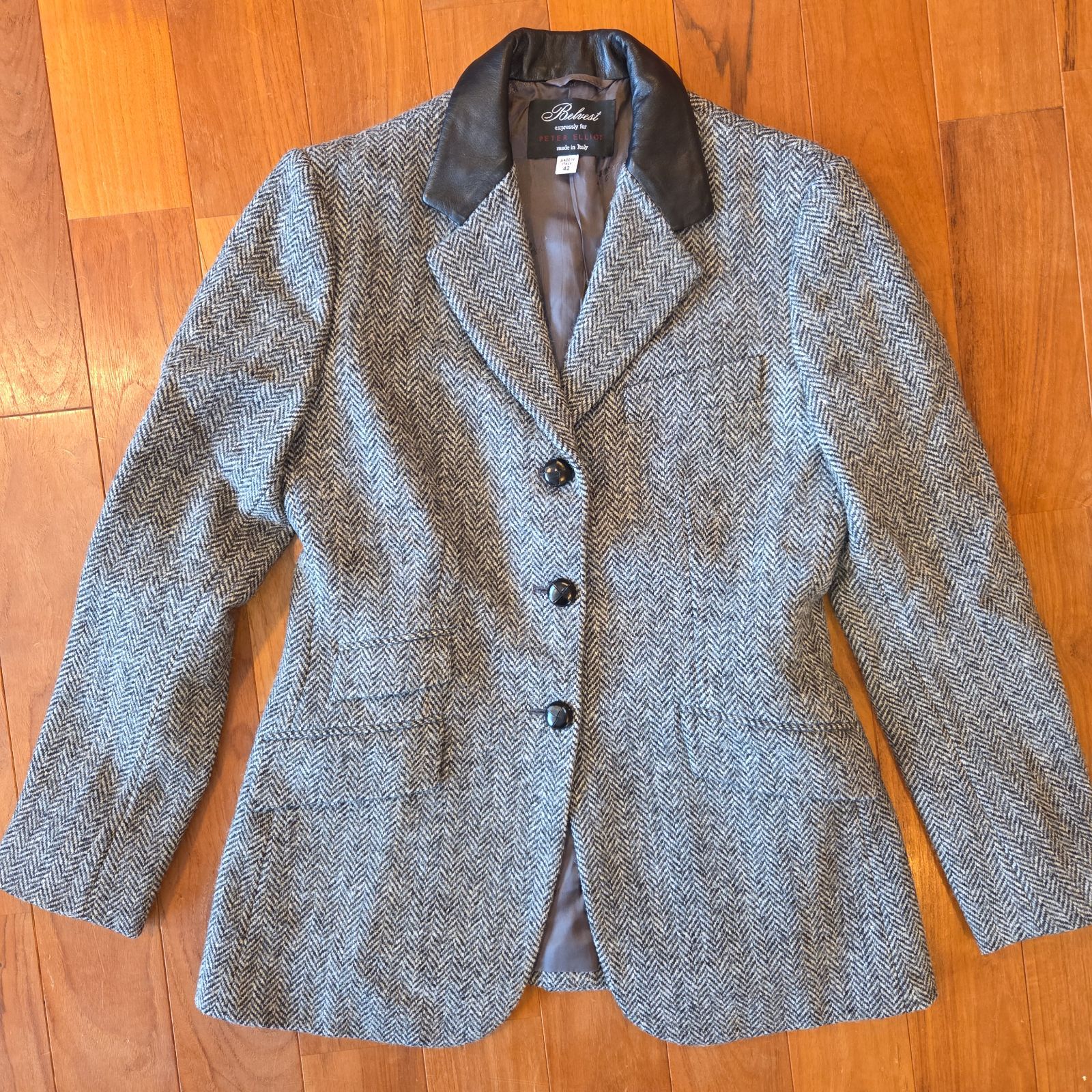 Belvest/ベルベスト】ウールテーラードジャケット|サイズ42 Belvest/ベルベスト】ウールテーラードジャケット|サイズ42