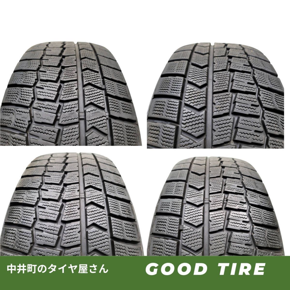 225 55R17 2020年製 冬用4本セット 7.5分山 ダンロップ WINTER MAXX WM02 タイヤ アルファード フーガ フォレスター 6531