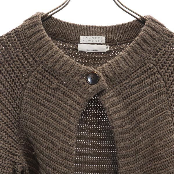バーニーズニューヨーク KAZ SAITO 7分袖 ヴァージンウール100